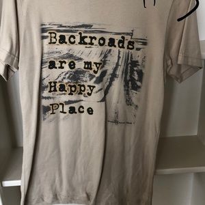 Backroads are my happy place tee